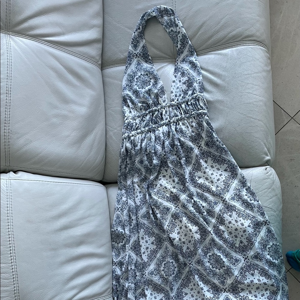 Aqua Maxi Dress